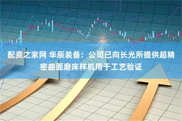 配资之家网 华辰装备：公司已向长光所提供超精密曲面磨床样机用于工艺验证